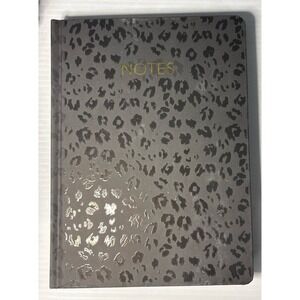 120 sheet Dot Grid Journal - Animal Print - Black